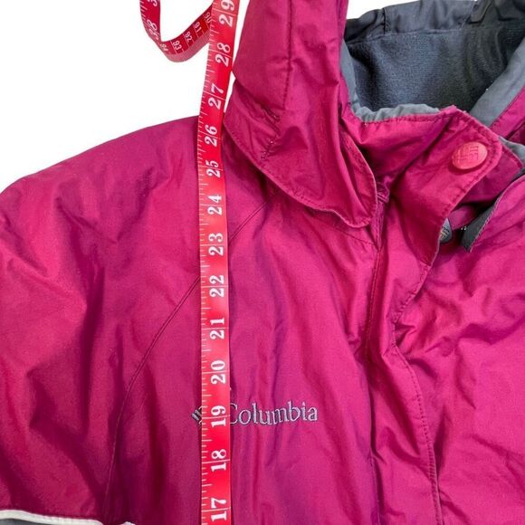 Columbia Women’s Winter Snow Jacket Fascia Pink Hooded Medium - Picture 4 of 13